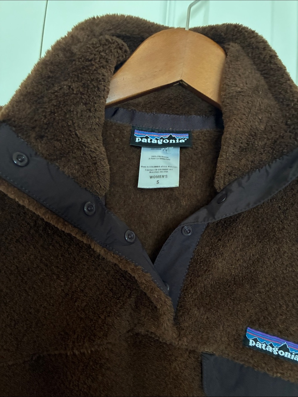 Patagonia Brown Zip-Up Fleece Pullover in Women’s Jacket - Size Small EUC - Picture 7 of 13
